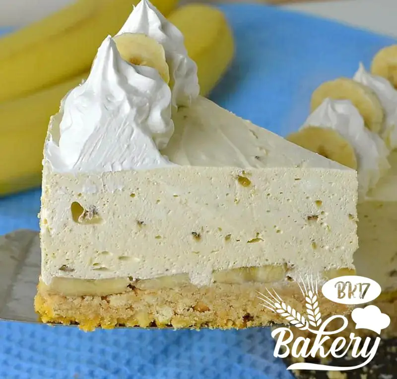 No bake banana cheesecake