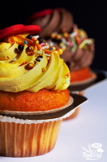 Polka Dots Cupcake