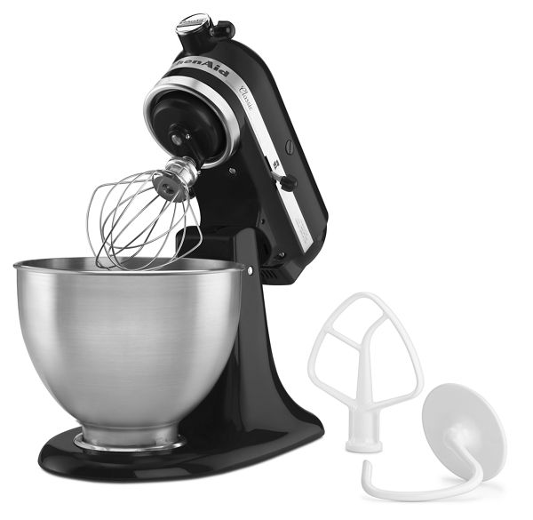 KitchenAid Classic Deluxe Series 4.5QT 300 Watt Tilt Head Stand Mixer, White